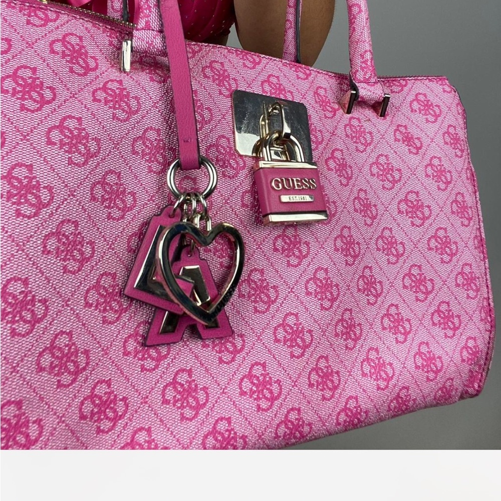 Guess Vibrant Pink Shoulder Bag